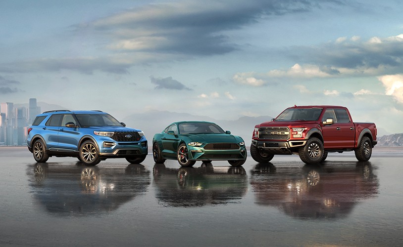 Image of three Ford vehicles