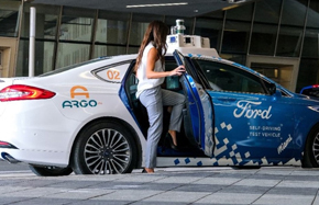 girl and taxi