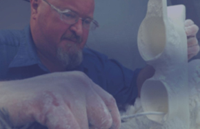 man in glasses with mold 