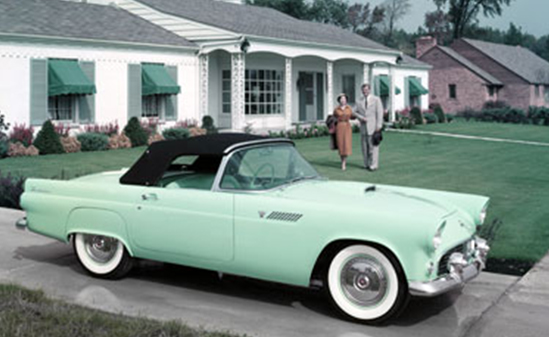 Color photo of a Ford Thunderbird