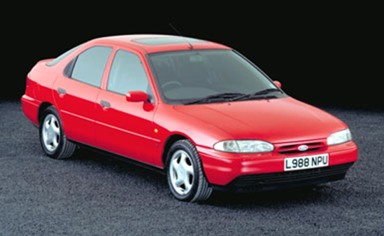 Color photo of a Ford Mondeo