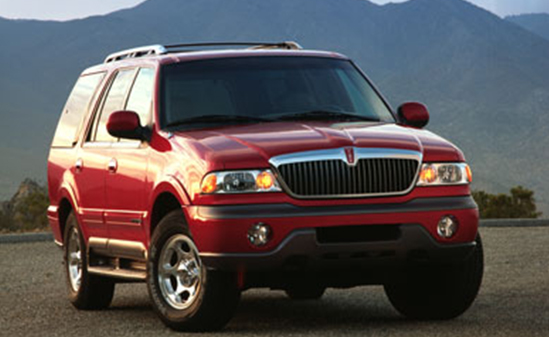 Color photo of a 1998 Lincoln Navigator