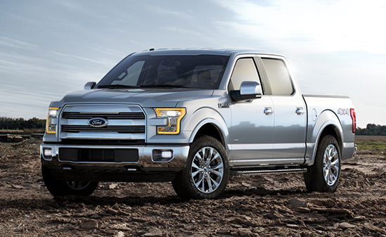 Color photo of 2015 F150 Pickup truck