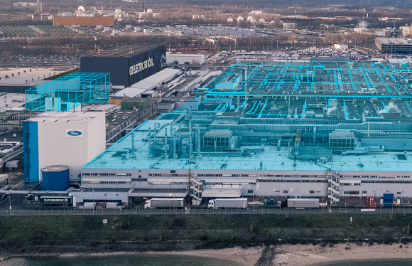 Electric vehicle manufacturing center in Cologne Germany
