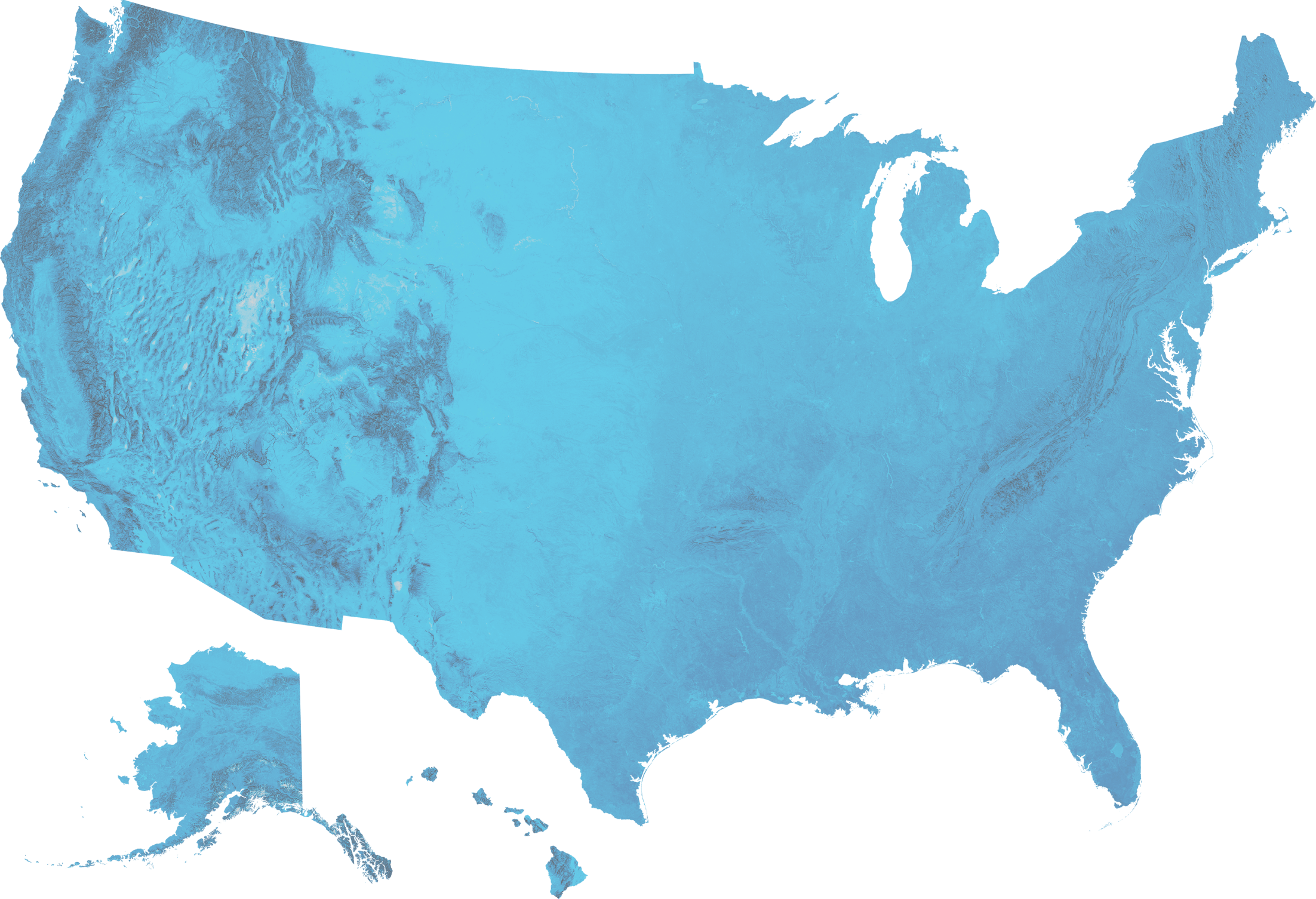 Map of the US