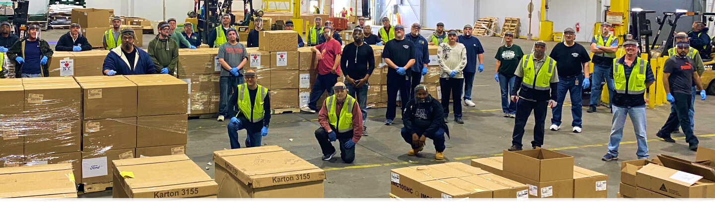 group of workers