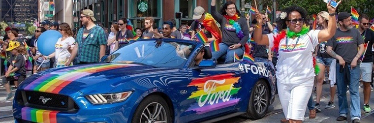 Ford LGBTQ+ parade