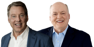 William Clay Ford and Jim Hackett