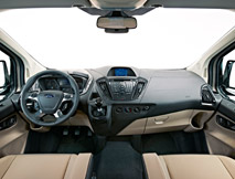 ford tourneo debut interior