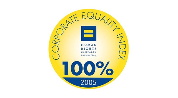 Corporate Equality Index, Human Rights Campaign Foundation, 100%, 2005 logo