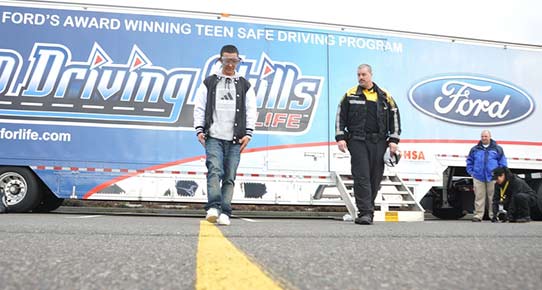 On the road with Ford's award-winning teen safe driving program.