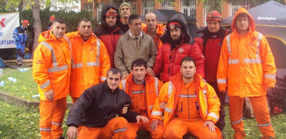 Turkey earthquake rescue team