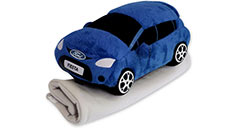 Fiesta Plush Safety Belt Blue