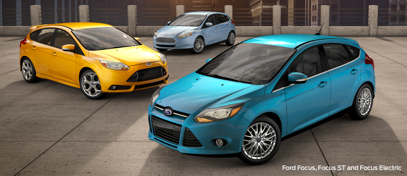 Ford Focus Focus ST and Focus Electric