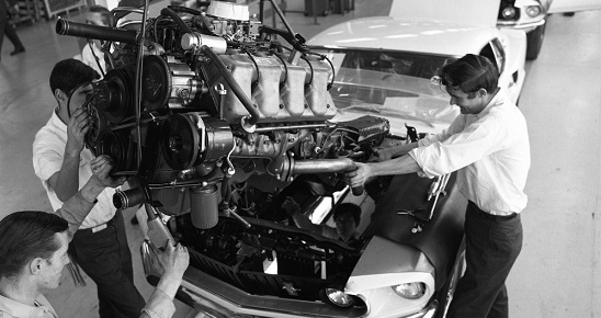 1969 Ford Boss 429 Mustang Assembly Line