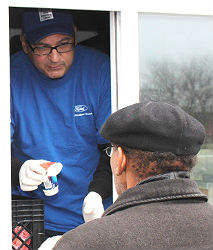 Ford Volunteer Corps Serves Meals, Delivers Food to Hungry Residents 