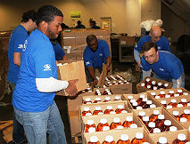 Ford Volunteer Corps Serves Meals, Delivers Food to Hungry Residents 