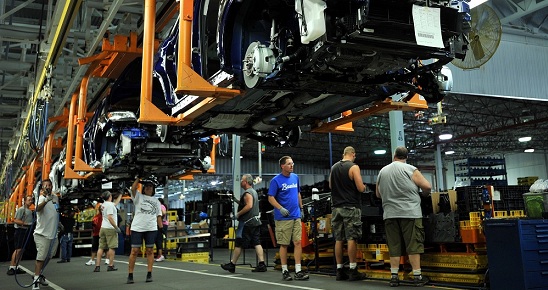ford modern assembly line