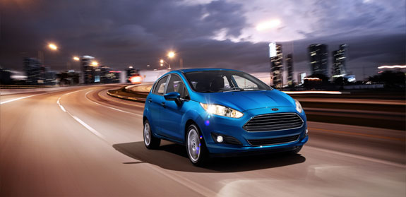 2014 Ford Fiesta hatchback at the LA Auto Show