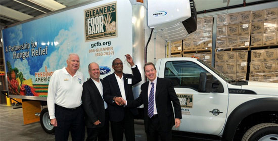 Ford Helps Drive Hunger Relief Efforts with Refrigerated Truck Fleet 