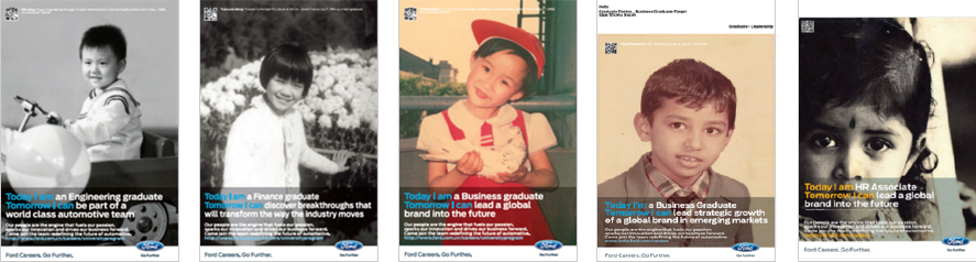 Campus recruitment campaign posters