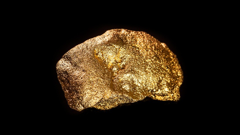 A small piece of gold