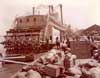 Image of: Loading Package Freight on Stern Wheeler Steamboat, Mobile, Alabama