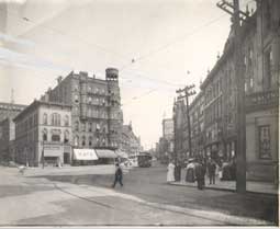 Image of: Monroe Street from Campau Square, Grand Rapids, Michigan