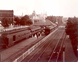 Image of: "Suburban Station," Grand Rapids & Indiana Railroad, Petoskey, Michigan