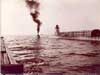 Image of: Lake Michigan Harbor Entrance and Lighthouse, Charlevoix, Michigan