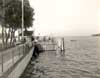 Image of: Swimmers on Dock at Old Club, St. Clair Flats, Michigan