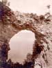 Image of: View of Lake Huron Through Arch Rock, Mackinac Island, Michigan