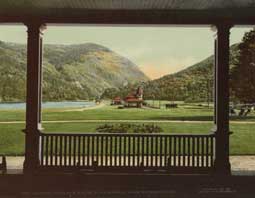 Image of: Crawford Notch from the window of the Crawford House, White Mountains, New Hampshire