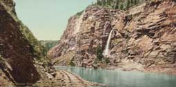 Image of: Three scenic views of Colorado mountain canyons, view 3