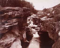 Image of: Gorge of the Ammonoosuc, White Mountains, New Hampshire