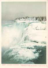 Image of: "Niagara in Winter" American Falls, New York