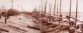 Image of: Oyster Luggers at Waterfront Dock, New Orleans, Louisiana