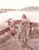 Image of: A Cape Ann Fisherman Mending Nets, Gloucester, Massachusetts  