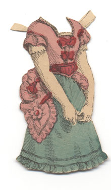 Jeanie Paper Doll's Dress