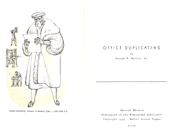 Image of Office Duplicating (History)