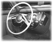 view of steering wheel