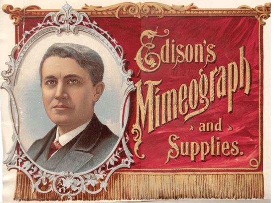 Image of Edison Mimeograph & Supplies