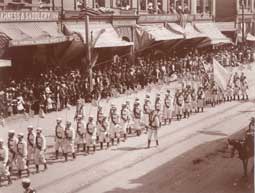 Image of: Americus Club of Pasadena, La Fiesta de las Flores parade, Los Angeles, California