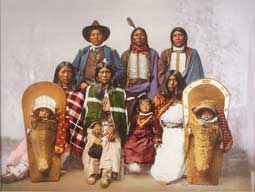 Image of: Ute Chief Sevara and his family