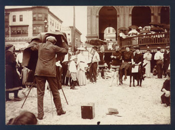 Image of A photographer with his subjects