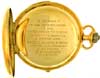 Image of:  pocket watch , inscription