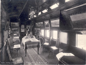 Image of Interior of Special DPC Railcar