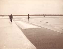 Image of: Ice Harvesting-- On the Way to the Ice House, Probably Lake St. Clair, Michigan