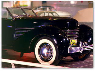 A 1937 812 Cord in Museum