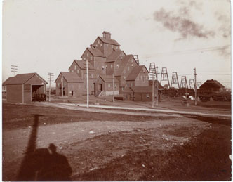 Image of Quincy Mine and Photographer's Shadow